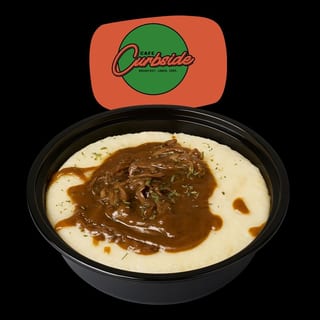 Smothered Brisket Grits