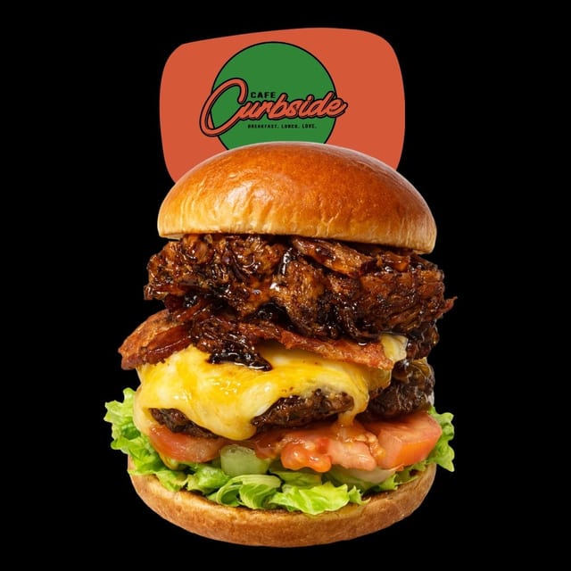 BBQ Bacon Brisket Cheeseburger.