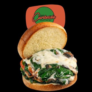 Mushroom & Spinach Burger