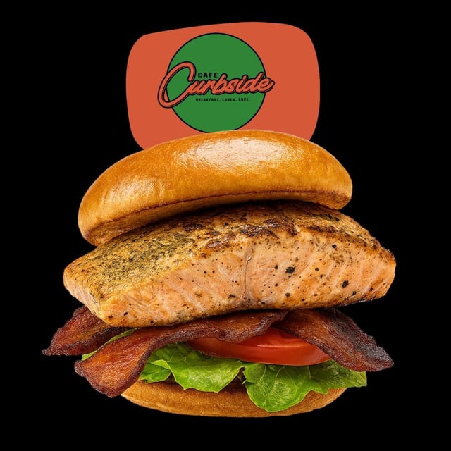 Salmon B.L.T Sandwich.