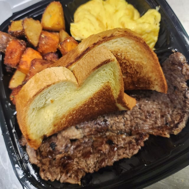 Ribeye Steak Platter.