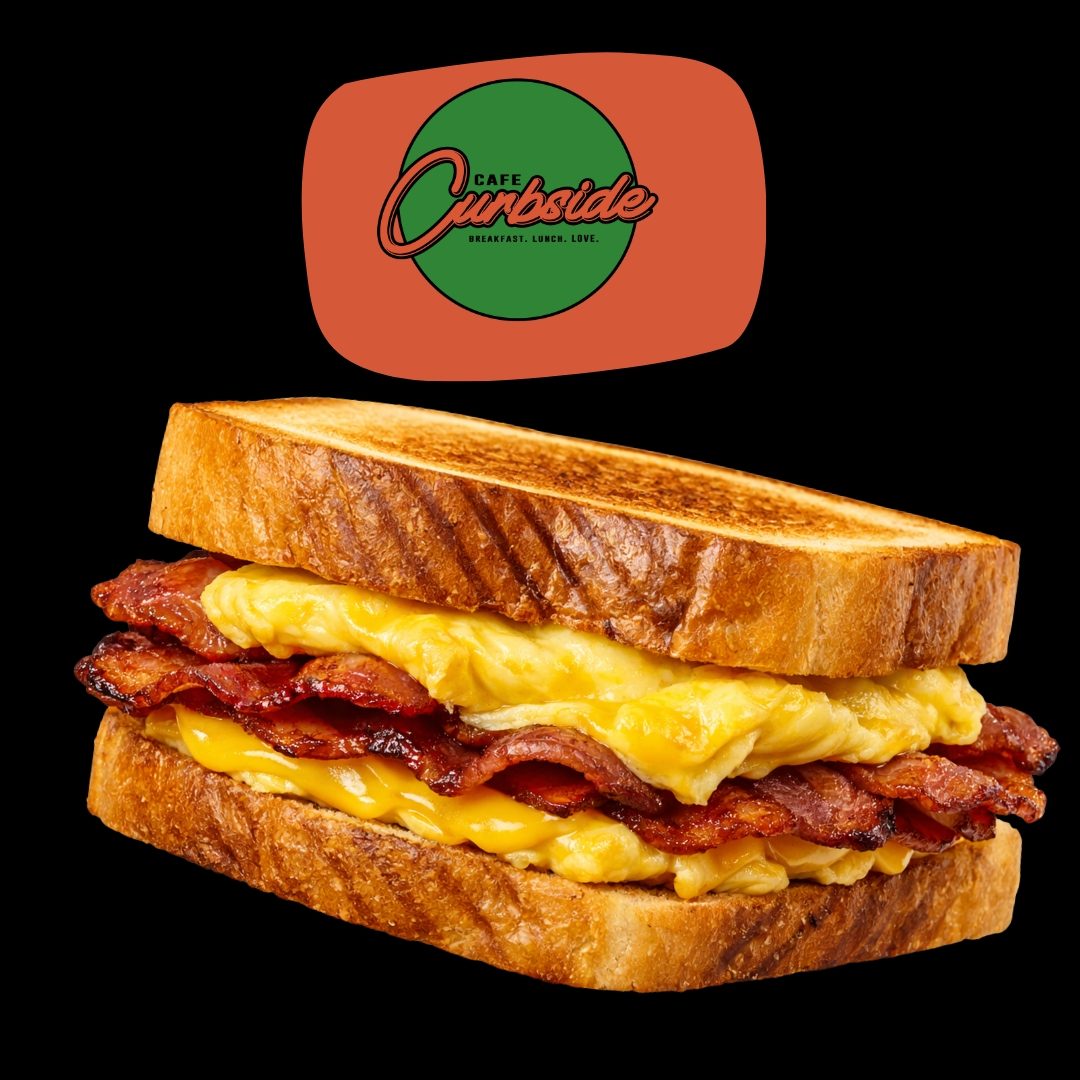 Bacon (Pork), Egg & Cheese Drop Sandwich.