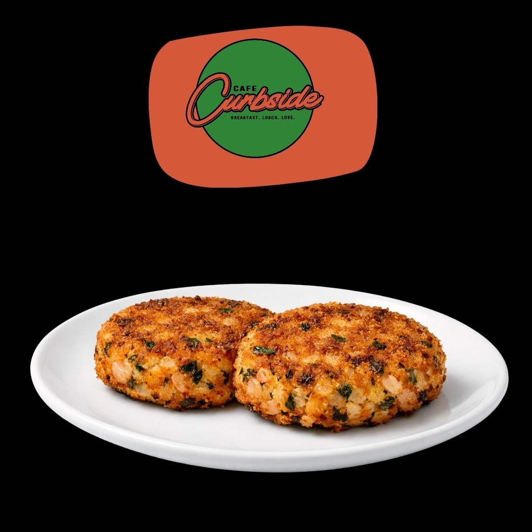 Side Salmon Cake.