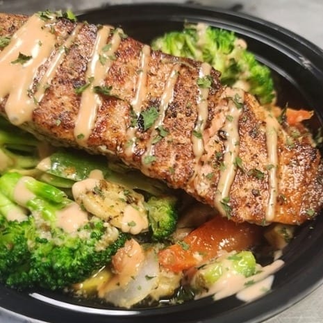 Salmon Bowl.