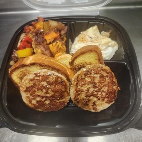 Turkey Sausage Breakfast Platter.