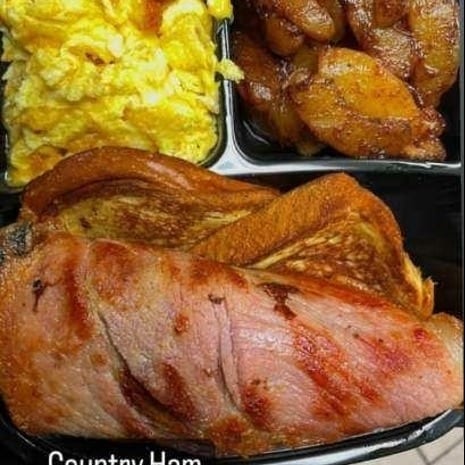 Country Ham Breakfast Platter.