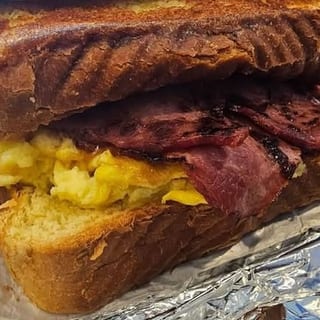 Turkey Bacon Egg & Cheese Drop Sandwich